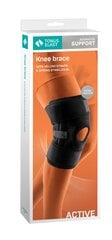 Tonus Elast, Elast 9903-01 Lux, Бандаж медицинский эластичный из неопрена на коленный сустав, c пружинными ребрами жесткости, черный, универсальный размер цена и информация | Ортезы и бандажи | pigu.lt