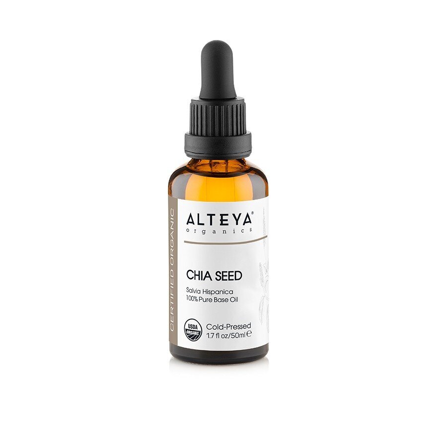 Ekologiškas ispaninio šalavijo (čija) sėklų aliejus, Alteya Organic, 50ml kaina ir informacija | Veido aliejai, serumai | pigu.lt