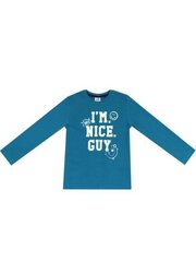 Marškinėliai berniukams Nice Guy, mėlyni kaina ir informacija | Marškinėliai berniukams | pigu.lt