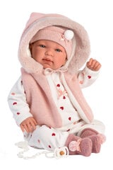 Verkianti lėlė kūdikis Tina, Llorens 84440, 44 cm kaina ir informacija | Žaislai mergaitėms | pigu.lt