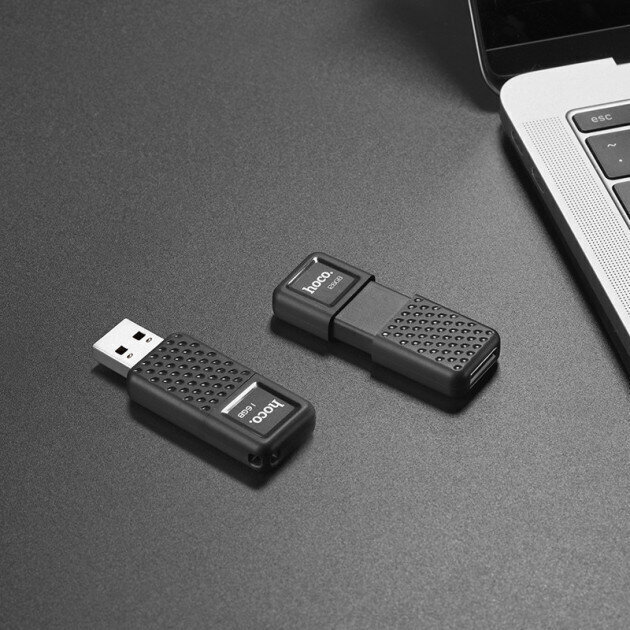USB atmintinė kompiuteriui arba nešiojamam kompiuteriui 16GB HOCO UD6 16GB juoda USB FLASH kaina ir informacija | USB laikmenos | pigu.lt