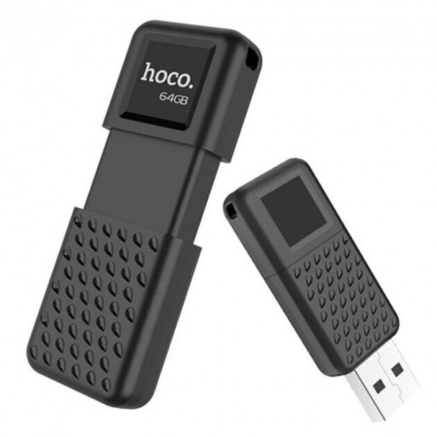 USB atmintinė kompiuteriui arba nešiojamam kompiuteriui 64GB HOCO UD6 64GB juoda USB FLASH цена и информация | USB laikmenos | pigu.lt