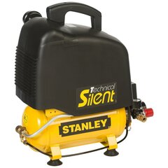 Be alyvos kompresorius Silent 6l Stanley A2BB104STN038 kaina ir informacija | Kompresoriai | pigu.lt