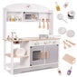 Medinė vaikiška virtuvė su priedais kaina ir informacija | Žaislai mergaitėms | pigu.lt