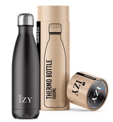 Termo gertuvė IZY Bottle, 500ml, Matt Black kaina ir informacija | Termosai, termopuodeliai | pigu.lt