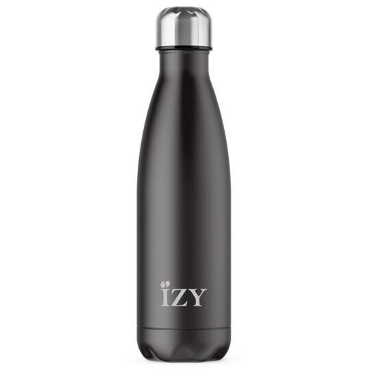 Termo gertuvė IZY Bottle, 500ml, Matt Black kaina ir informacija | Termosai, termopuodeliai | pigu.lt