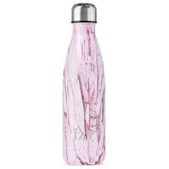 Termo gertuvė IZY Bottle, 500ml, Design Pink kaina ir informacija | Termosai, termopuodeliai | pigu.lt