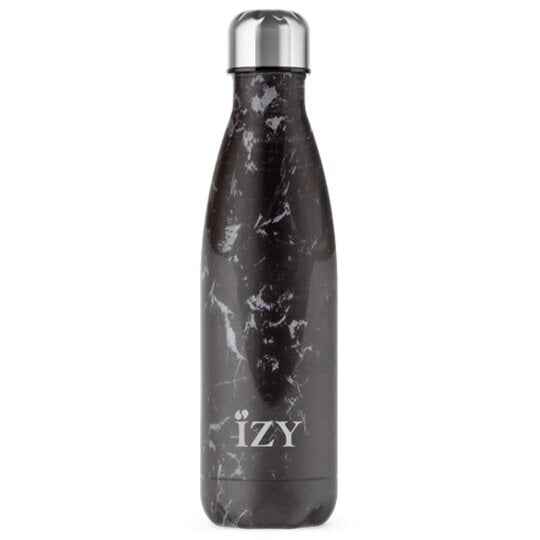 Termo gertuvė IZY Bottle, 500ml, Marble Black kaina ir informacija | Termosai, termopuodeliai | pigu.lt