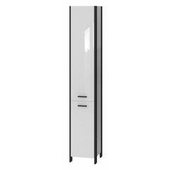 Напольный универсальный шкаф Brooklyn BRP-190, черно-белый цена и информация | Шкафчики для ванной | pigu.lt