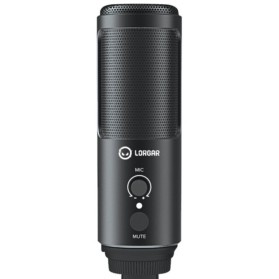 LORGAR Voicer 521 mikrofonas, juodas kaina ir informacija | Mikrofonai | pigu.lt