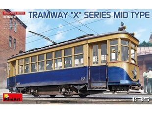 Сборная пластиковая модель Miniart - Tramway «X» Series Mid Type, 1/35, 38026 цена и информация | Конструкторы и кубики | pigu.lt