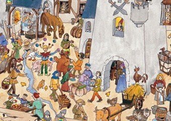 Dėlionė „Viduramžių pilis“, 100 dalių цена и информация | Dėlionės (puzzle) | pigu.lt