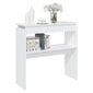 Konsolinis staliukas, 80x30x80cm, baltos spalvos kaina ir informacija | Kavos staliukai | pigu.lt
