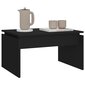 Kavos staliukas, 68x50x38cm, juodos spalvos kaina ir informacija | Kavos staliukai | pigu.lt