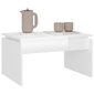 Kavos staliukas, 68x50x38cm, baltos spalvos kaina ir informacija | Kavos staliukai | pigu.lt