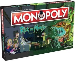 MONOPOLY RICK&MORTY настольная игра (на английском яз.) цена и информация | Настольные игры, головоломки | pigu.lt