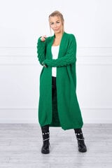 Kardiganas moterims 20953, žalias kaina ir informacija | Megztiniai moterims | pigu.lt