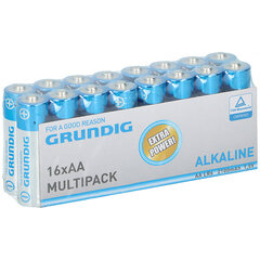 Grundig Alkaline AA батарейки, 16 шт цена и информация | Батарейки | pigu.lt