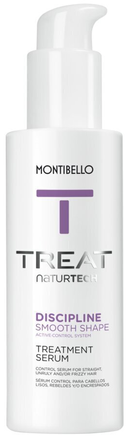 Montibello TREAT NaturTech Discipline Smooth Shape glotninamasis serumas plaukams kaina ir informacija | Plaukų formavimo priemonės | pigu.lt