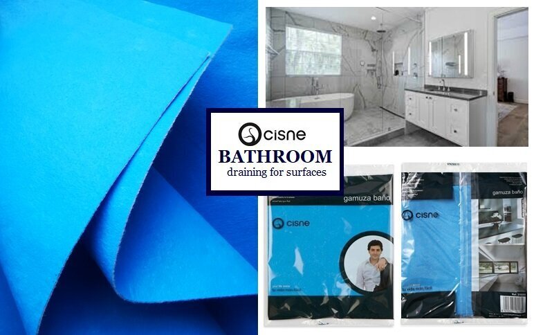Sausinimo šluostė vonios kambariui Cisne Bathroom, vnt. kaina ir informacija | Valymo reikmenys ir priedai | pigu.lt