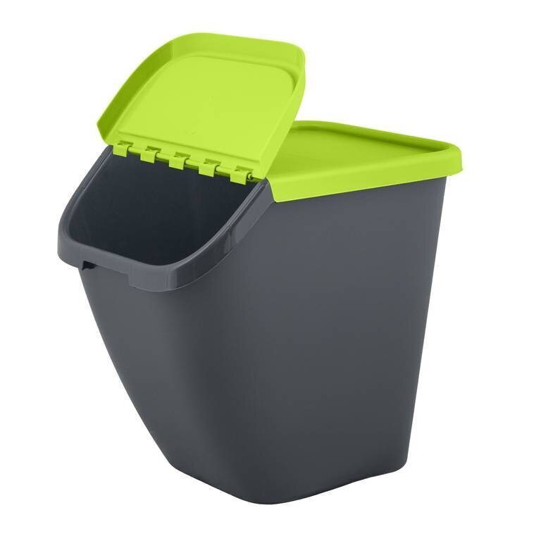 BranQ atliekų rūšiavimo šiukšliadėžė Pelican, 23 l, oranžinė цена и информация | Šiukšliadėžės | pigu.lt