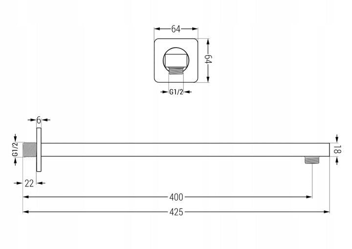 Potinkinis dušo komplektas Mexen Uno DR72 6in1, Black kaina ir informacija | Dušo komplektai ir panelės | pigu.lt
