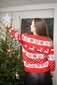 Kalėdinis megztinis moterims R757 цена и информация | Megztiniai moterims | pigu.lt