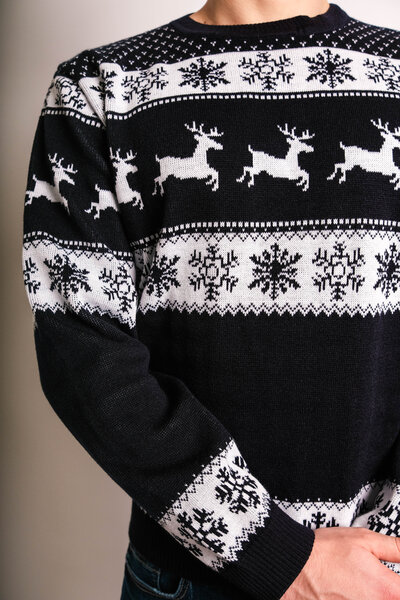 Kalėdinis megztinis vyrams R758 kaina | pigu.lt