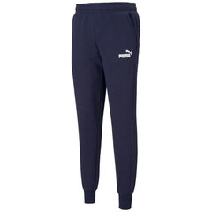 Спортивные штаны мужские Puma Essentials Logo Pants M 58671406, синие цена и информация | Мужские термобрюки, темно-синие, SMA61007 | pigu.lt