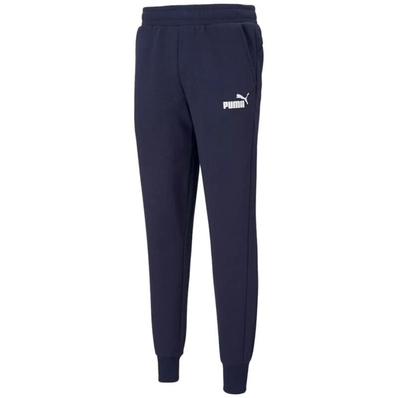 Sportinės kelnės vyrams Puma Essentials Logo Pants M 58671406, mėlynos kaina ir informacija | Sportinė apranga vyrams | pigu.lt