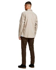 Рубашка мужская Jack&Jones, коричневая kaina ir informacija | Рубашка мужская | pigu.lt