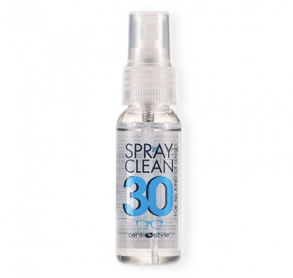 Akinių valiklis Spray Clean, 30 ml kaina ir informacija | Akinių ir lęšių aksesuarai | pigu.lt