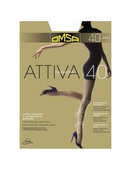 Pėdkelnės moterims Omsa Attiva, smėlio spalvos, 40 DEN kaina ir informacija | Pėdkelnės | pigu.lt