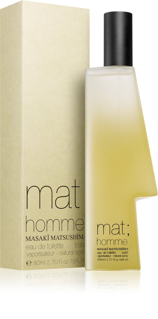 Tualetinis vanduo Masaki Matsushima Mat Homme EDT vyrams 80 ml цена и информация | Kvepalai vyrams | pigu.lt