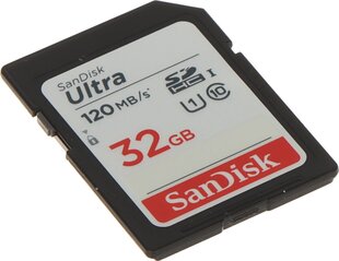 Sandisk Ultra SDHC SDSDUN4-032GGN6IN цена и информация | Карты памяти для фотоаппаратов, камер | pigu.lt