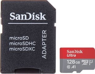 SanDisk SD-MICRO-10/128-SAND цена и информация | Карты памяти для фотоаппаратов, камер | pigu.lt