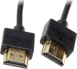 NoName HDMI-0.5/SLIM цена и информация | Кабели и провода | pigu.lt