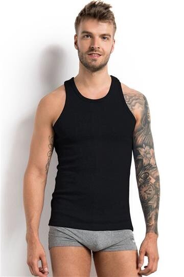 Marškinėliai Henderson 1480 M-100 vyrams, juodos spalvos цена и информация | Vyriški apatiniai marškinėliai | pigu.lt
