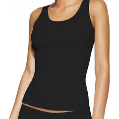 Apatiniai marškinėliai moterims Atlantic 47105317, juodi цена и информация | Нательные женские майки | pigu.lt