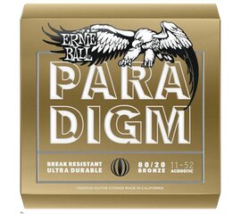 Stygos ak. gitarai Ernie Ball P02088 Paradigm Bronze 0.011 - 0.052 цена и информация | Принадлежности для музыкальных инструментов | pigu.lt