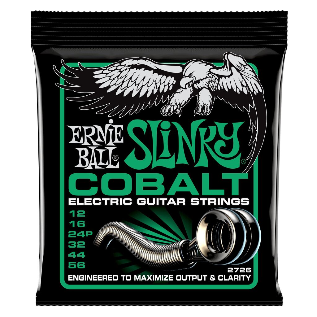 Stygos el. gitarai Ernie Ball P02726 Not Even Slinky Cobalt 12-56 цена и информация | Priedai muzikos instrumentams | pigu.lt