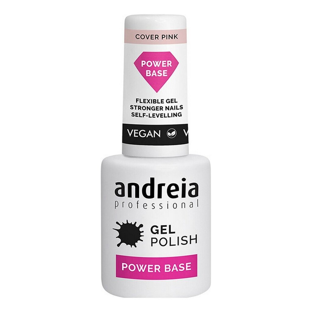 Pusiau nuolatinis nagų lakas Andreia Gel Polish Power Base, 10.5 ml цена и информация | Nagų lakai, stiprintojai | pigu.lt