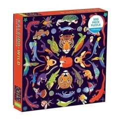 Dėlionė visai šeimai Gyvūnų kaleidoskopas, 500 dalių kaina ir informacija | Dėlionės (puzzle) | pigu.lt