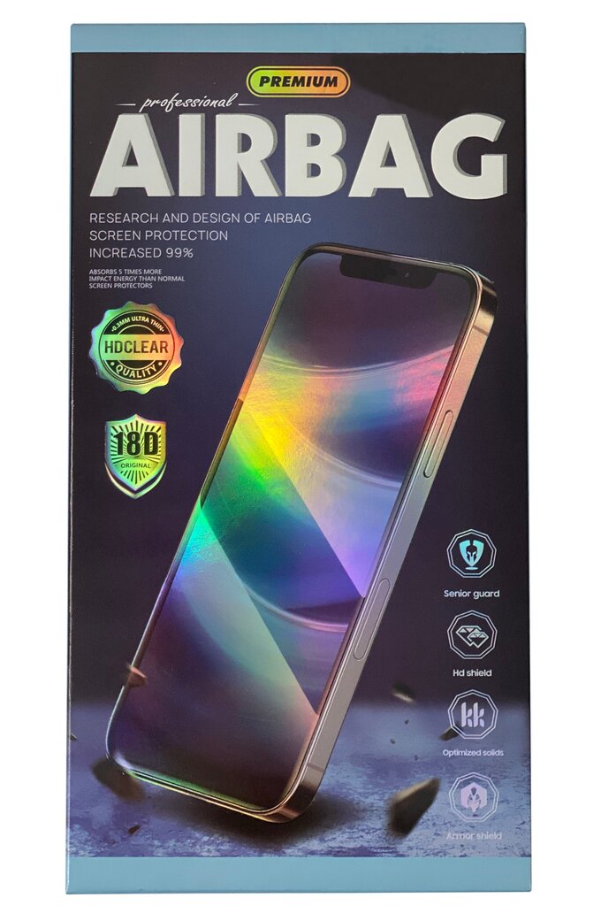 LCD 18D Airbag Shockproof Screen Protection kaina ir informacija | Apsauginės plėvelės telefonams | pigu.lt