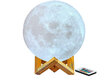 Naktinė lempa -Spalvotas Mėnulis, USB įkroviklis kaina ir informacija | Interjero detalės | pigu.lt