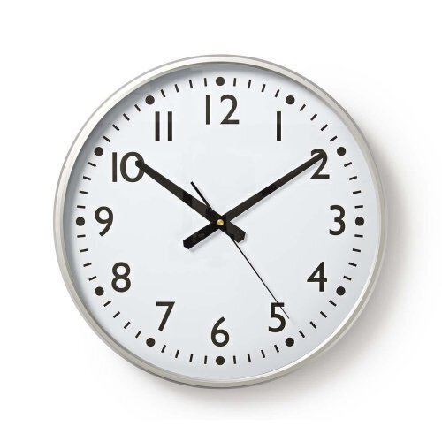 Nedis CLWA016PC38AL Sieninis laikrodis kaina ir informacija | Laikrodžiai | pigu.lt