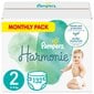 Sauskelnės Pampers Harmonie, 2 Dydis, 4-8 kg, 132 vnt. цена и информация | Sauskelnės | pigu.lt