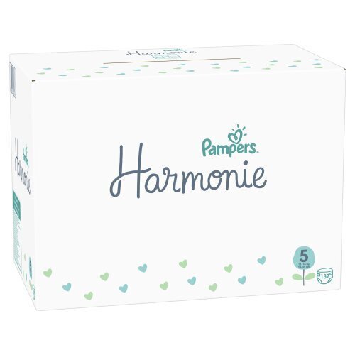 Sauskelnės Pampers Harmonie Monthly Pack, 5 dydis, 11-16 kg, 132 vnt. kaina ir informacija | Sauskelnės | pigu.lt