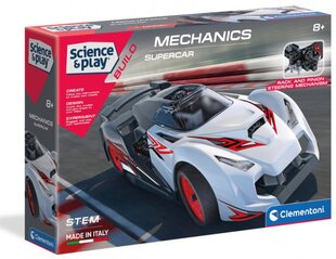 Конструктор Clementoni Mechanics Laboratory Racing Cars 75057. цена и информация | Конструкторы и кубики | pigu.lt