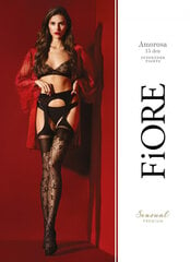 Колготки женские Fiore O 5027 Amorosa 15 DEN, черные цена и информация | Чулки Fifty Shades of Grey Captivate | pigu.lt